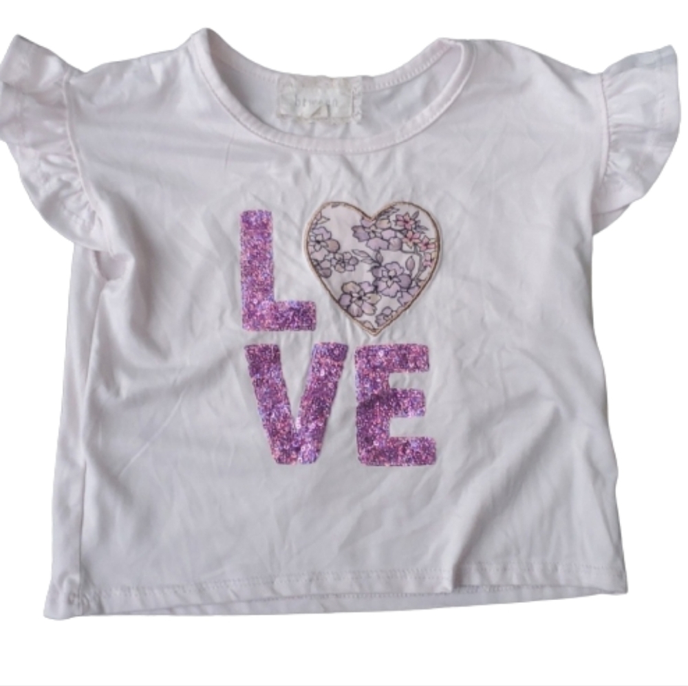 Between Love Shortsleeve Top-4T - Picture 7 of 7